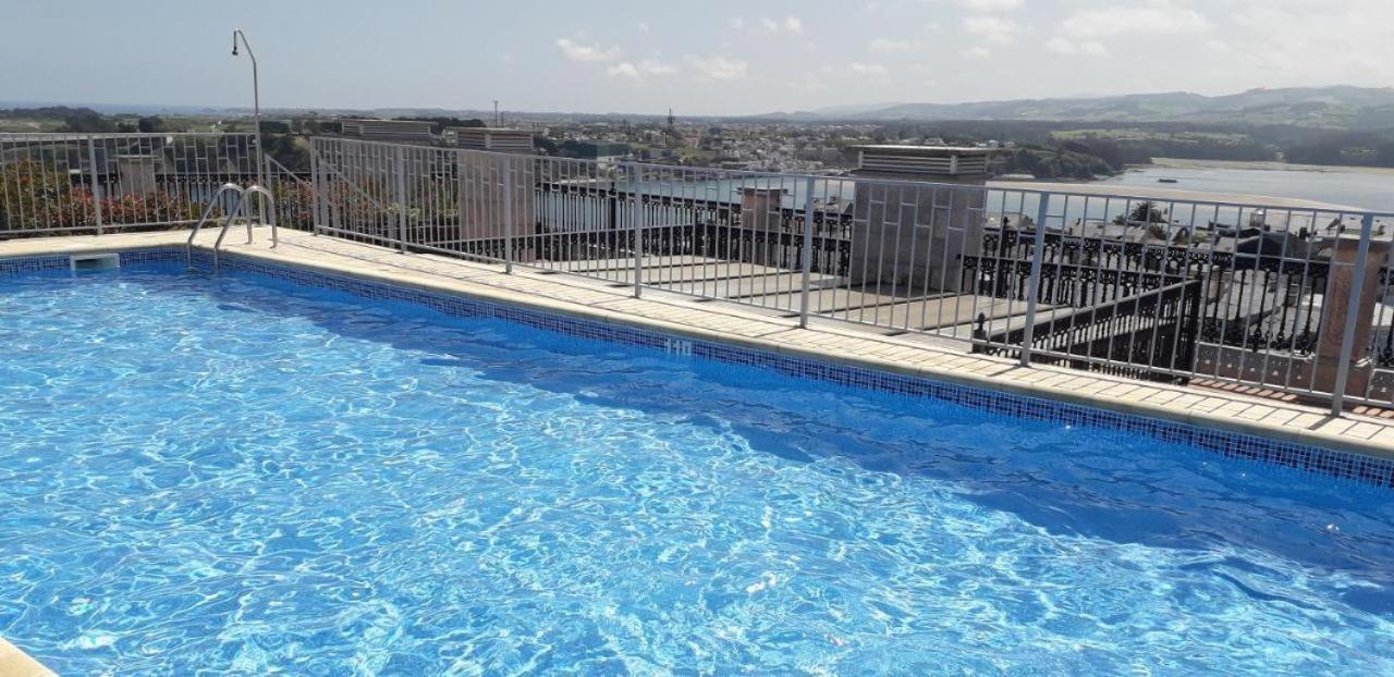Moderno Piso Con La Mejor Terraza De Ribadeo Y Vistas Maravillosas Экстерьер фото
