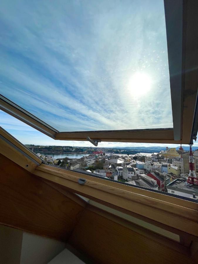Moderno Piso Con La Mejor Terraza De Ribadeo Y Vistas Maravillosas Экстерьер фото