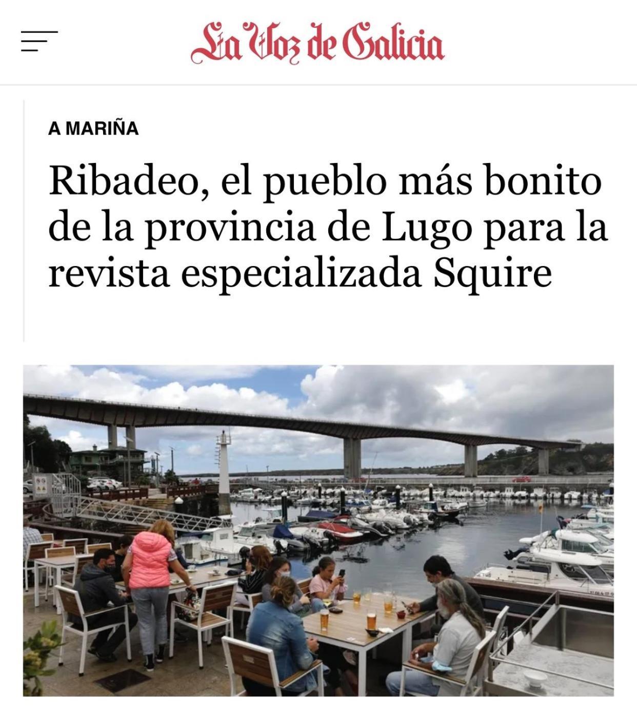 Moderno Piso Con La Mejor Terraza De Ribadeo Y Vistas Maravillosas Экстерьер фото