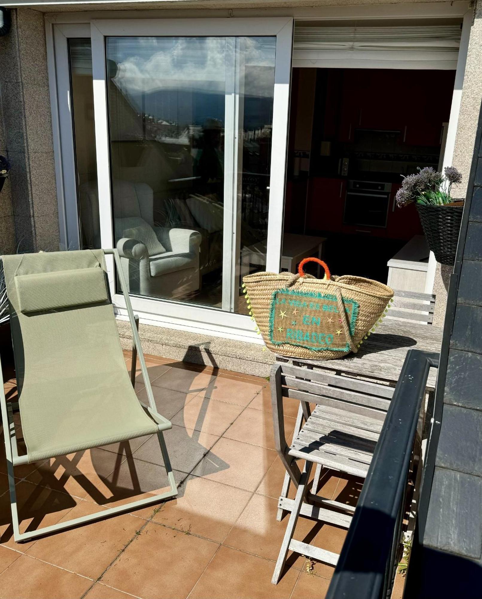 Moderno Piso Con La Mejor Terraza De Ribadeo Y Vistas Maravillosas Экстерьер фото