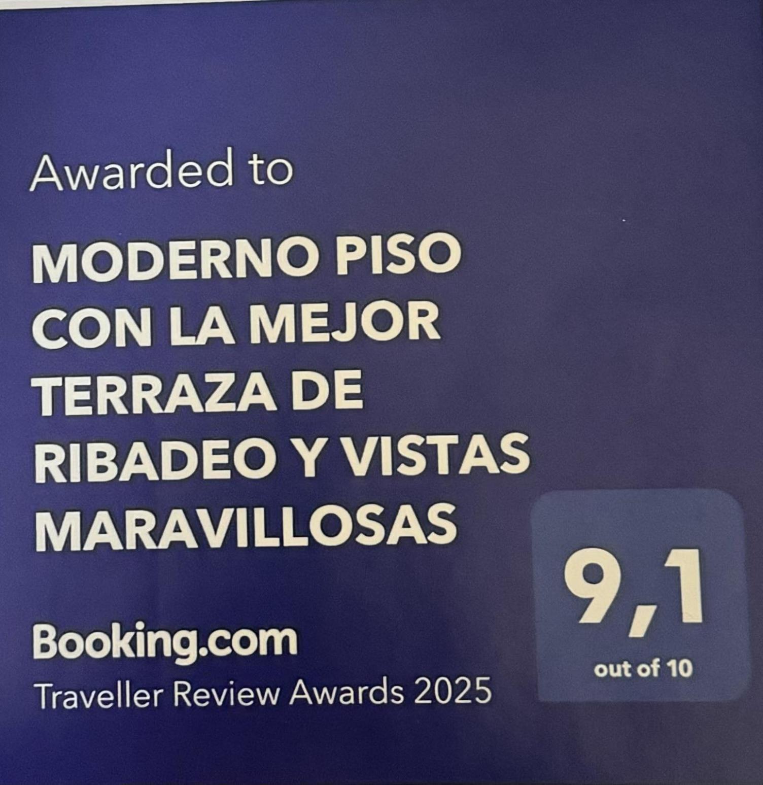 Moderno Piso Con La Mejor Terraza De Ribadeo Y Vistas Maravillosas Экстерьер фото